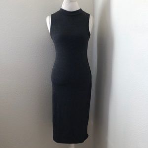 Vibe sportswear gray turtle neck dress